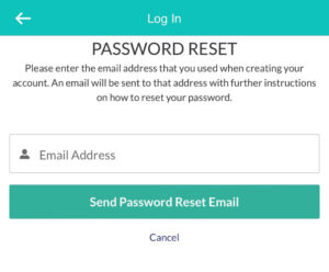 Screenshot of MyPJCC password reset screen